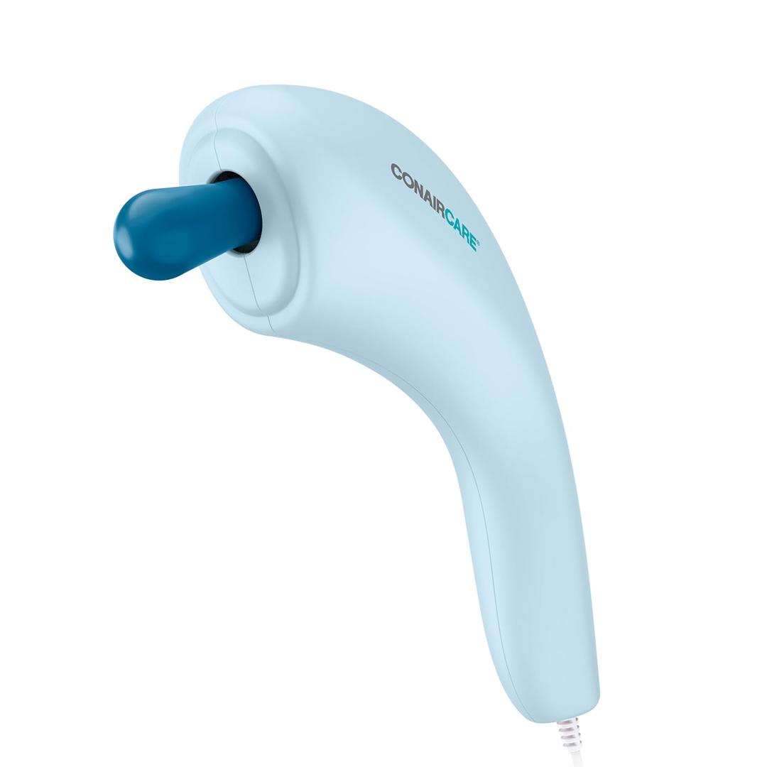 Conair Massager for Face & Body - Neck, Back, Scalp, Knee, Head, Face and Leg Massager for Tension Relief Deep Tissue - 4 Versatile Attachments