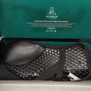 Acavallo Ortho Pubis Gel in Dressage Seat Saver with Dri-Lex, Large, Black