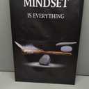 Mindset Motivation Office Wall Art Zen Stone Canvas Print Pictures Wall Decor Framed Positive Quotes Posters for Living Room Bedroom Decoration