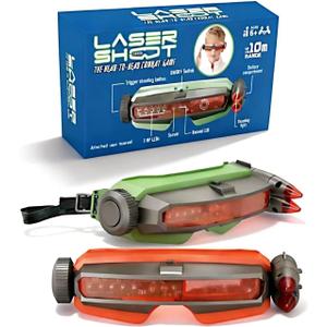 Laser Tag- Exciting Kids Laser Game for 2 Players with Laser Masks | Indoor & Outdoor Combat Fun | Ultimate Gift for Ages 6+ | Perfect Family Entertainment!
