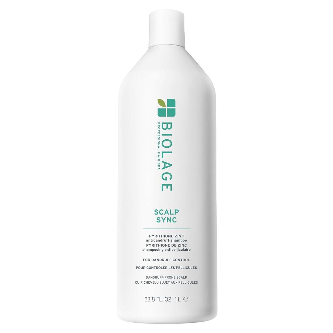 Biolage Scalp Sync Anti-Dandruff Shampoo - Controls Itchy Scalp, Deeply Cleanses Hair, Moisturizing Dandruff Treatment, With Zinc Pyrithione, Vegan & Cruelty-Free, 1.7 FL Oz