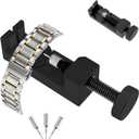 Watch Link Remover Kit Metal Watch Strap Repair Tool, Watchband Link Adjustment Tools for Pins Replacement Watch Hammer Spring Bar, Watches Resize Shortening Tools
