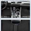Floor Mats 2019-2025 2026 for Chevy Silverado/GMC Sierra 1500, 2020-2026 2500HD/3500HD (Crew Cab Only, Fit with Rear Under-Seat Storage All Weather TPE Floor Liner (Not 2nd Row Plastic Storage/NO EV)