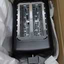 Amazon Basics 2 Slice Toaster, With 7 Browning Settings, Extra Wide Slots For Bagels and Special Breads, Removable Easy-to-Clean Crumb Trays, Cancel/Defrost/Bagel Buttons, 800W, Black & Silver