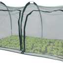 Flexible Net Grow Tunnel - Garden Greenhouse Mesh Covers Growhouse Cloche for Protecting Fruit Vegetables Plants Cultivation from Animals(2M)