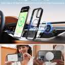 FUNMIKO for iPhone 16 Pro Max Case with Privacy Screen Protector, Wireless Charging Compatible, Translucent Matte Cover - Cute Floral Design Phone Case for Women Girls - Tiny Flower and Leaves