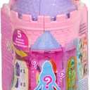 Mattel Disney Princess or Villains Tower Surprise Small Doll & Stacking Playset with 3-4 Accessories, Inspired by Movies, 3.5 Inches