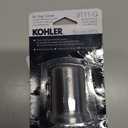 KOHLER K-9111-G Air Gap Cover with Collar, Brushed Chrome