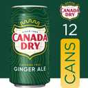 Canada Dry Ginger Ale Soda, 12 fl oz cans, 12 pack