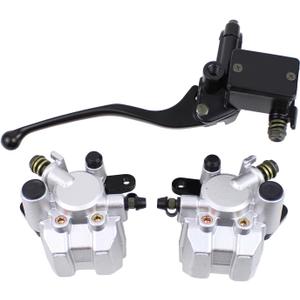 Front Brake Master Cylinder Calipers Left Right for Yamaha Banshee 350 1987-01, Bear Tracker 250 2001, Big Bear 400 2000-01, Kodiak 400 1993-01, Warrior 350 1989-01, Wolverine 350 1995-01