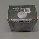 TOPINCN Powerful Motor Portable Mini Turbo Washer for Daily Laundry, Small Clothing Household Small Washing Machine Ultrasound Turbo Washer Laundry (USB Powered with Blue Light), White