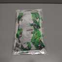 Otalibo Christmas Party Backdrop Decorations 2 Pack 3.3x6.6ft Red Silver Green Photobooth Props Christmas Tree Pattern Metallic Tinsel Streamer Foil Fringe Curtains for Wall Door Ugly Sweater New Year