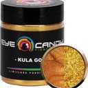 Eye Candy Pigments Premium Gold Mica Powder - Kula Gold (25gr) - for Epoxy, Resin, Soap, Paint, Woodworking, Acrylic Pouring, Bath Bombs, Fishing Lures - DIY Arts and Crafts Additive
