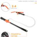 SCUARI Fuel Transfer Pump,Gas Siphon,Portable Power Battery Pumps,2.4 GPM Electric Battery Powered Water Pumps with Adjustable Flow Control,Used for Transporting Gases,Light Oils,Kerosene,Diesel