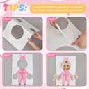 6 Set Baby Shower Games Party Favors, Gender Reveal Games Feed Me with 6 Pcs Kt Boards and 6 Pcs Eye Patches for Funny Baby Shower Party Activities Supplies(Gender-Neutral,Multicolor)