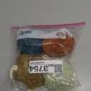 Shower Loofah Bath Sponge, 60G Loofah Exfoliating Body Scrubber, 4 Color Mesh Shower Pouf Balls for Body Wash (Caramel Coffee)