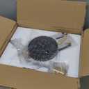 Modern Mid Centur 6 Light Semi Flush Mount Ceiling Lighting Fixture for Living Room Bedroom Dining Room Hallway Kitchen Office,Minimalist Gold and Black Sputnik Chandelier