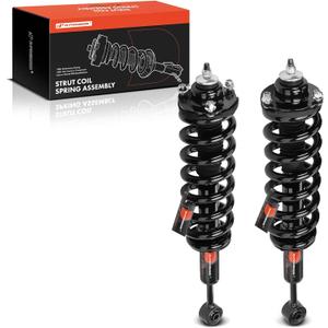 A-Premium Front Driver and Passenger Side Pair (2) Complete Strut and Coil Spring Assembly Compatible with Lexus GX460 2010-2018, GX470 2003-2009