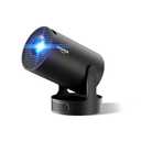 [Built-in Apps & 2025 Upgraded] Mini Projector with WiFi 6 and Bluetooth 5.4 Support 4K 1080P Auto Keystone 180° Rotatable Projector Portable Compatibile with HDMI/TV Stick/Memory Stick/Laptop, Dark