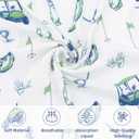 LifeTree Baby Swaddle Blankets, Boys Girls Muslin Swaddling Wrap Receiving Blanket for Newborn, 70% Viscose from Bamboo and 30% Cotton, Large 47" x 47", Golf Pattern Blanket