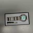 CILOA Mens Watches Chronograph Stainless Steel Waterproof Date Analog Business Fashion Wristwatch for Men (Blue)