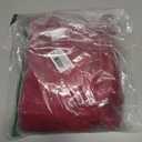 LAGSHIAN Women's Sexy Strapless Backless Mini Dress Tube Top Petal Ruffle Cocktail Party Dresses (Red)