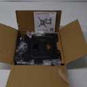 monTEK Full Motion TV Wall Mount for 2365 Inch Flat & Curved TVs and Monitors, Swivel & Tilt Articulating Bracket, Max VESA 400x400mm, Holds up to 77 lbs, Perfect Center Design, Black 