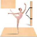 Generic 4Ft x 6Ft Marley Dance Floor, Portable Non-Slip PVC Mat for Ballet, Jazz & Pop Dance, Ideal for Home & Dance Schools