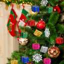 3 x Tinksky 24pcs Christmas Tree Small Gift Boxes Hanging Decorations Ornaments Party Favors (Random Color)