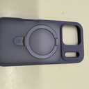 CASEKOO Ultra-Magnetic Stand for iPhone 17 Pro Case [Military Drop Protection] [Compatible with MagSafe] Shockproof Translucent Matte Slim Ring Holder Case for iPhone 17 pro 6.3", Purple