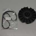 WH03X32218 Washer Motor Pulley & WH01X27538 Belt & Nut Set Compatible with GE Hotpoint, Replacement Part WH07X24695 WH39X27601 WH49X25378 AP7034989 PS16619249 EAP16619249