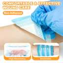 Carbou 4"x 4" Super Absorbent Wound Dressing Pads, 20 Individual Pack, Non Adhesive Absorbent Bandages for Wound Care, Soft Highly Absorbent Dressing, Non Stick Gauze Pads for Wounds