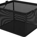 Waterproof Foldable Laundry Basket PEVA Material Laundry Hamper for Living Room, Bedroom, and Bathroom (black, 60L)