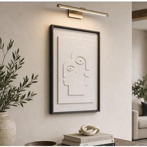 Hoemzon Large Wall Art, Modern Room Decor Essential, White Color, 24x36 In