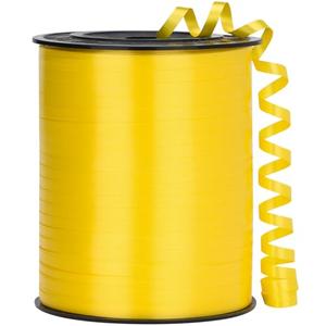 OMISELIO Yellow Curling Ribbon, 500 Yard, 3/16" for Gift Wrapping, Balloon String, Christmas, Birthday Party