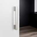 10 Pack Brushed Satin Nickel Cabinet Pulls 5 Inch Hole Centers Kitchen Cabinet Handles Silver Drawer Pulls Cabinet Hardware