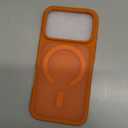 JETech Magnetic Case for iPhone 17 Pro 6.3-Inch Compatible with MagSafe, Translucent Matte Back Slim Minimalist Shockproof Phone Cover (Orange)