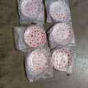 Funnymoom 6 Pack 6 Inch Mother's Day Heart Ceramic Plates Red Pink Heart Tableware Reusable Dinnerware Dessert Plates for Mother's Day Celebration Wedding Party Supplies