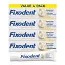 Fixodent Pure Strength Secure Denture Adhesive 2.4oz (Pack of 4)