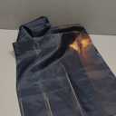 Halloween Door Backdrop Banner Stair Death Creepy Devil Go Crazy Terror Theme Scary Halloween Party Decoration Supplies for Women Men 80x35 Inch