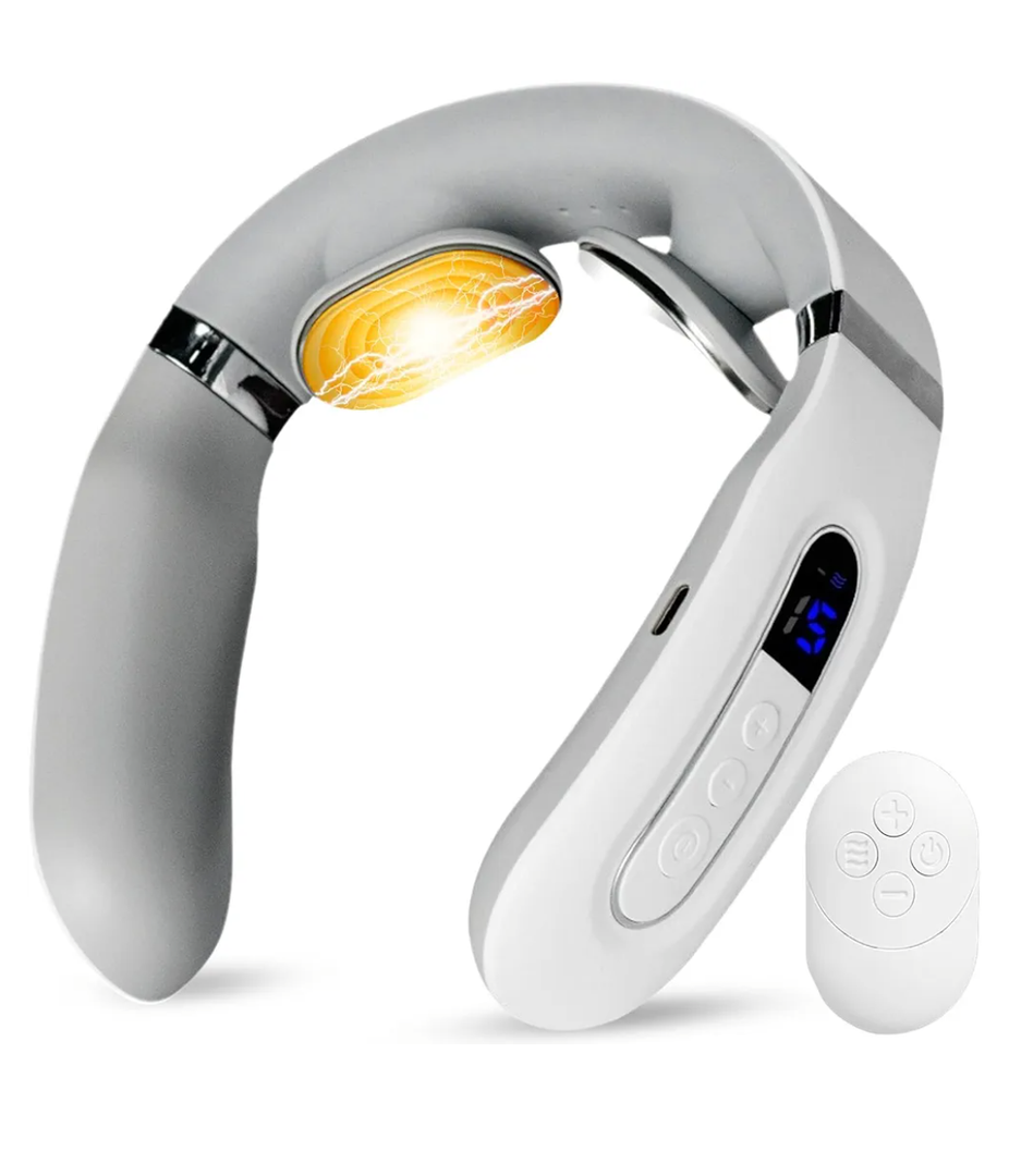 Richie House Neck Massager with Heat, Neck Massager for Pain Relief Deep Tissue,Electric Portable Neck Massager with Heat for Women Men