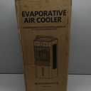 Windowless Portable Air Conditioners with Remote, 3-IN-1 Evaporative Air Cooler with Display, 2.64-Gal Tank for 10H Cooling, 3 Modes & 6 Speeds, 60 Oscillation, 12H Timer, Swamp Cooler for Indoors