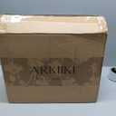 ARKIIKI 5x7 Washable Area Rug for Living Room, Non-Slip Soft Modern Abstract Large Carpet, Low Pile Neutral Rugs for Bedroom, Dining Room, Home Office, Dorm, Indoor Decor, Black and Grey