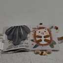 Soft Baby Book with Touch and Feel Pages - Cute Sensory Book for Babies 0-6, 6-12 & 12-18 Months with Mirror & Crinkle Paper - The Perfect Christmas Toy for Baby Showers Or as a Newborn/Infant Gift