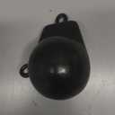 Zonon Downrigger Weight Coated Ball Fishing Downriggers Sinker for Downriggers, Black (4 Lbs)