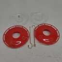 FEED GARDEN 2 Pack 16 OZ Hummingbird Feeders for Outdoor 5 Feeder Ports Ant Bee Proof Leak-Proof Cleaning Brushes Nectar Easy Clean Fill Bird Feeder for Garden Red Dcor Gifts for Mom