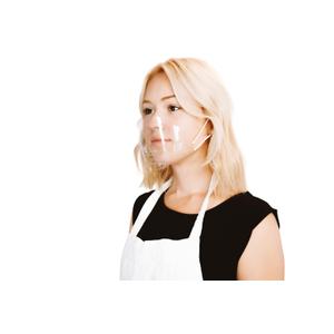 10 Masks Transparent Hygienic Open Face Shield for Foodservice, Hospitality, and Retail Anti-Fog, Reusable, Clear Face Mask with Chin Rests 10 Masks Transparent Hygienic Open Face Shield for Foodservice, Hospitality, and Retail Anti-Fog, Reusable, Clear Face Mask with Chin RestsÂ