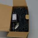 Joomer Christmas Net Lights - 12FT x 5FT 360 LED Plug-in Mesh Lights, Waterproof with 8 Modes, Timer, Connectable for Bushes, Trees, Garden, Outdoor Christmas Decor (Green Wire, Multicolor)