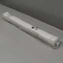 No Tools No Drill Cordless Roman Shades for Indoor Windows 100% Blackout, for Window Size 25" W  64" H White