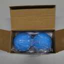 5BILLION Peanut Massage Ball - Double Lacrosse Massage Ball & Mobility Ball for Physical Therapy - Deep Tissue Massage Tool for Myofascial Release, Muscle Relaxer, Acupoint Massage (Black) (Blue-soft)